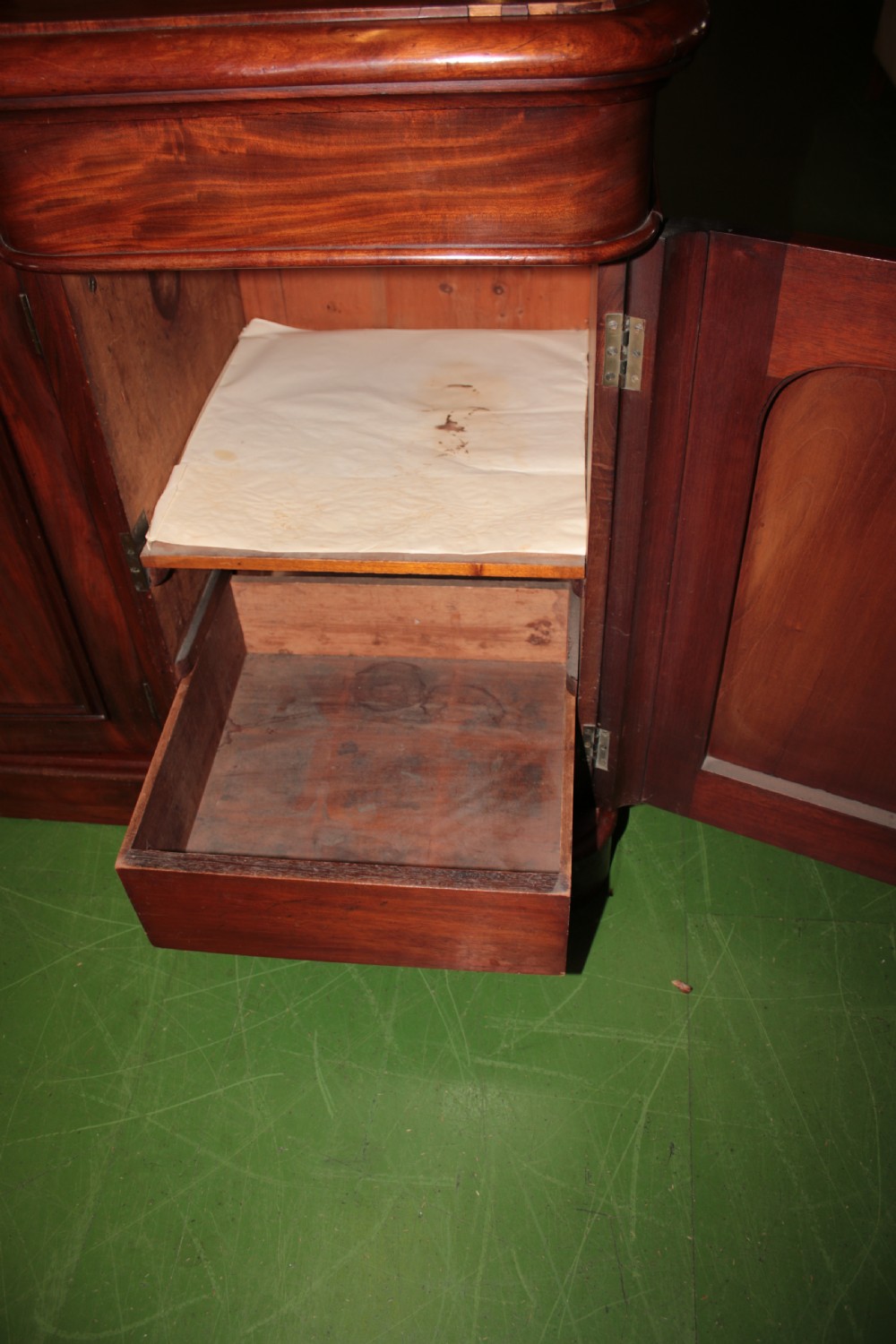 Victorian 4 door side cabinet. View VII