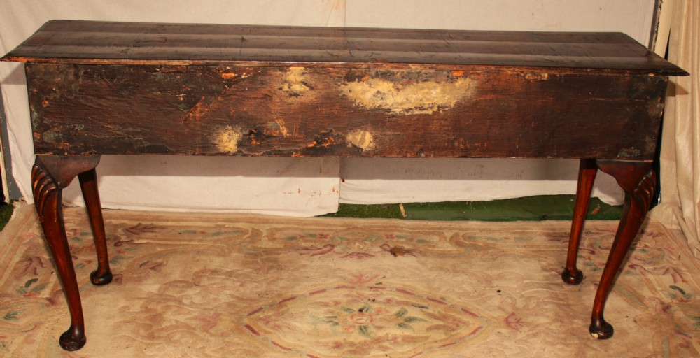 A rare period walnut dresser base. View VIII
