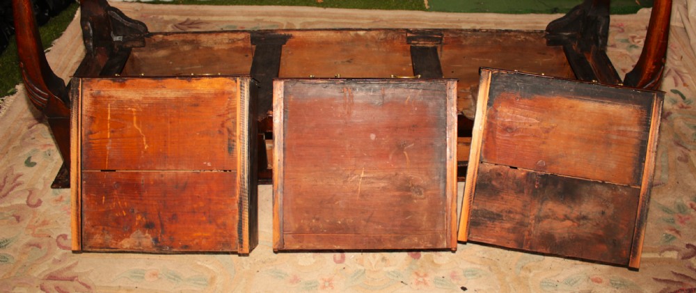A rare period walnut dresser base. View XII