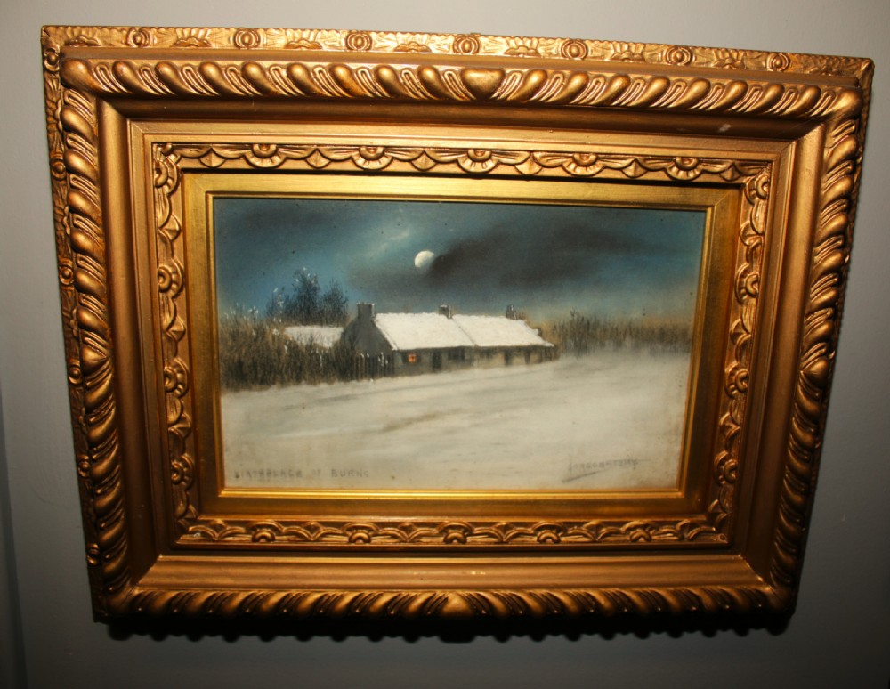 A good quality pair of water colours, winter times. View II