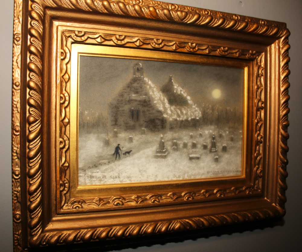 A good quality pair of water colours, winter times. View III
