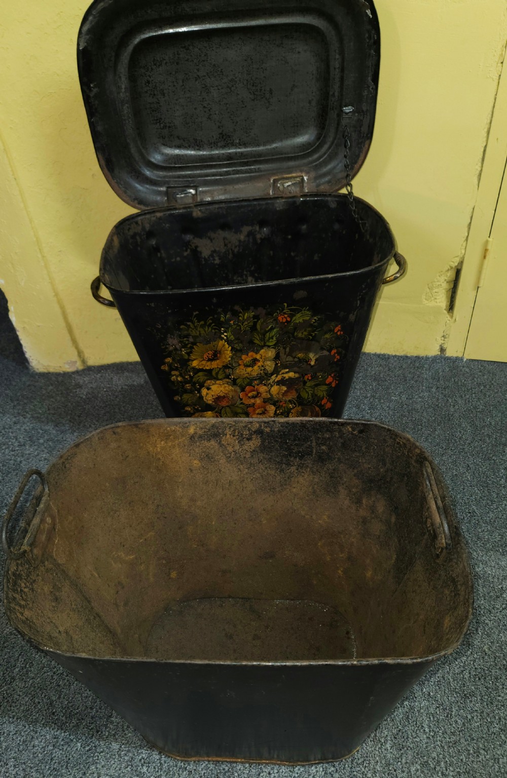 Regency coal bucket.  View III
