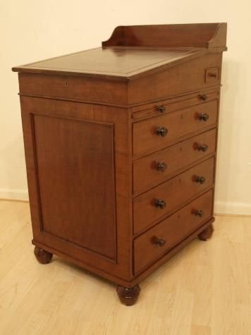 William IV Period Mahogany Davenport