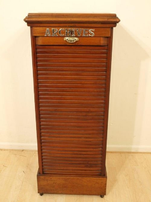 A Mahogany Edwardian Period Antique Filing Cabinet