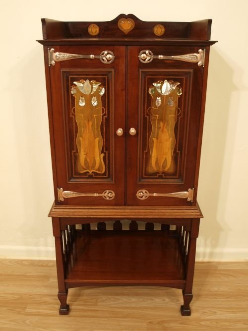 A Stunning Shapland & Petter Mahogany Music Cabinet