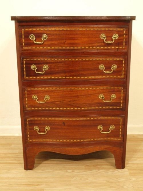 fig 1. A Superb Mahogany Edwardian Period Chest Of Drawers