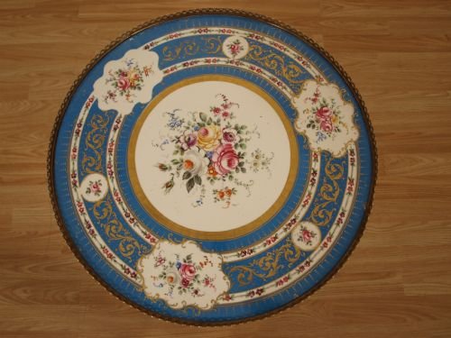 fig 1. A Louis XVI Style Porcelain Topped Gueridon