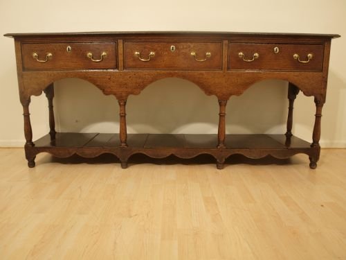 fig 1. A Good Oak George III Period Dresser Base