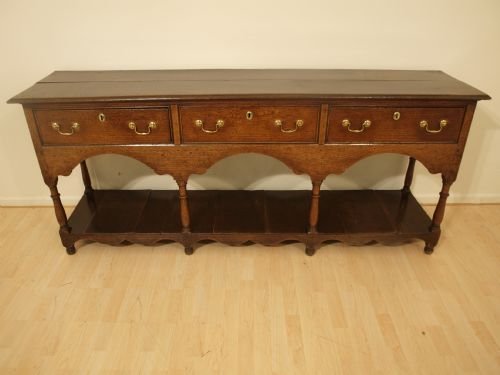 A Good Oak George III Period Dresser Base