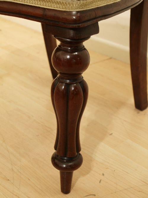 fig 2. A Set Of 8 Mahogany Early Victorian Dining Chairs