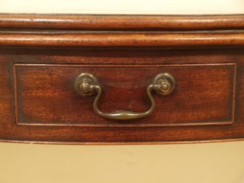 fig 1. A George III Period Mahogany Fold Over Tea Table