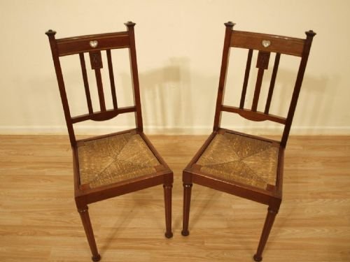 A Pair of Mahogany Shapland & Petter Chairs