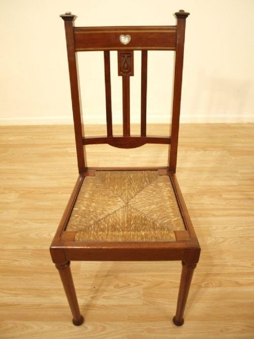 fig 1. A Pair Of Mahogany Shapland & Petter chairs