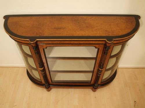 fig 1. An Ebony & Amboyna Victorian Period Credenza