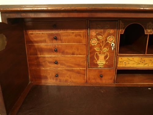 fig 1. A Mahogany George III Period Secretaire Chest