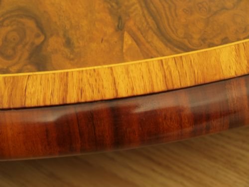fig 2. A Superb Burr Walnut Centre Table By Gillows Of Lancaster
