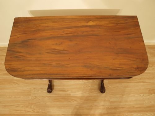 fig 1. A Goncalo Alves Late Regency/William IV Period Games Table
