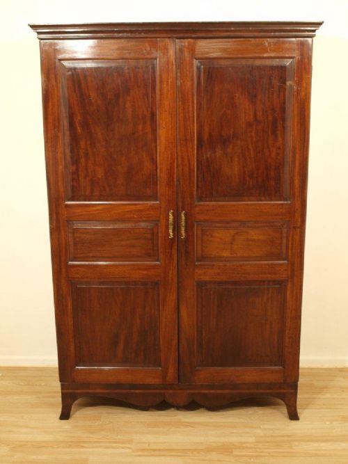 A Mahogany Early 19th Century "Channel Isles" Press Cupboard