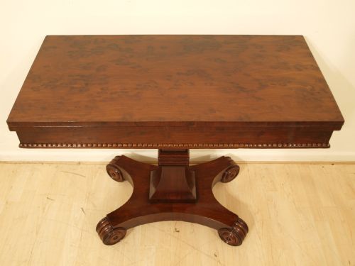 A Mahogany Regency Period Tea Table
