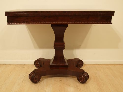 fig 1. A Mahogany Regency Period Tea Table