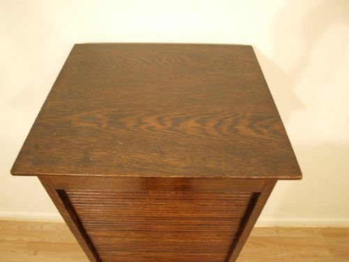 fig 1. A 1920s Solid Oak Filing Cabinet