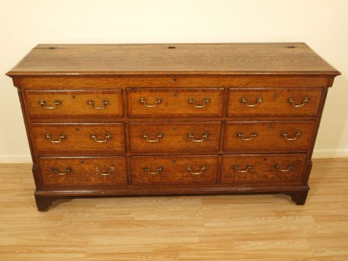 An Oak George III Period Lancashire Mule Chest