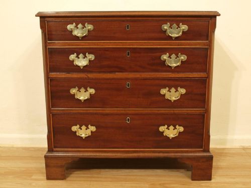 A Small Mahogany George III Style Chest of Drawers