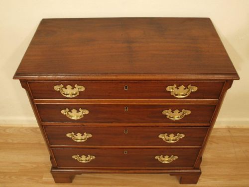 fig 1. A Small Mahogany George III Style Chest Of Drawers