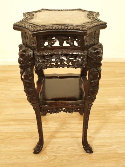 A 19th Century Chinese Hardwood Stand