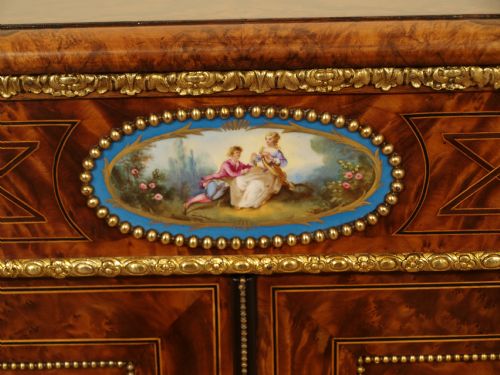 fig 1. A Stunning Quality Thuya Wood & Burr Walnut Victorian Period Credenza