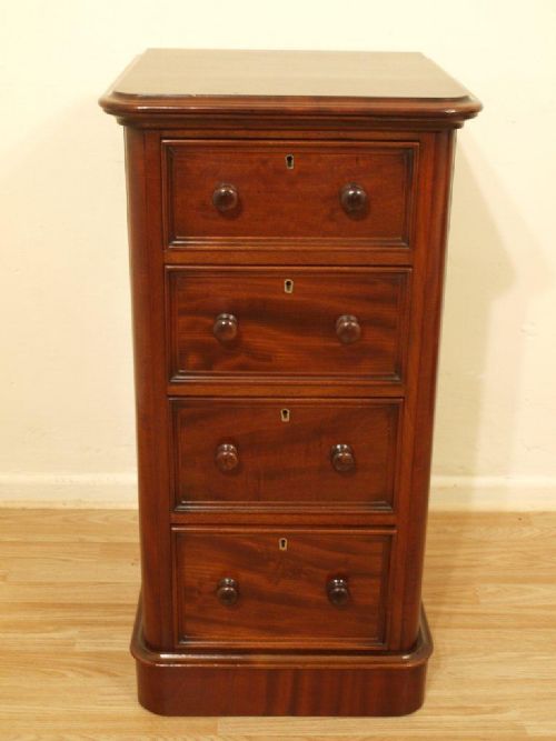 fig 1. A Pair Of Mahogany Victorian Period Four Drawer Chests (Adapted)