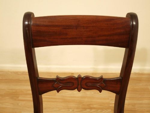 fig 1. A Good Set Of 8 Mahogany Regency/William IV Period Antique Dining Chairs