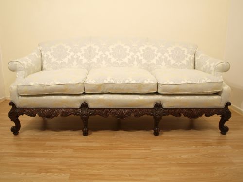 A Large Chippendale Style Country House Settee