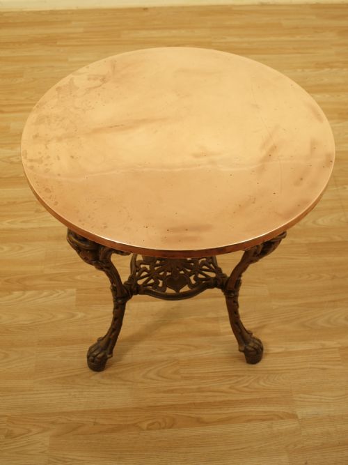 A Cast Iron Victorian Period Pub Table