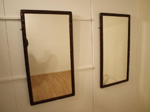 A Pair of Rectangular Chinese Hongmu Mirrors