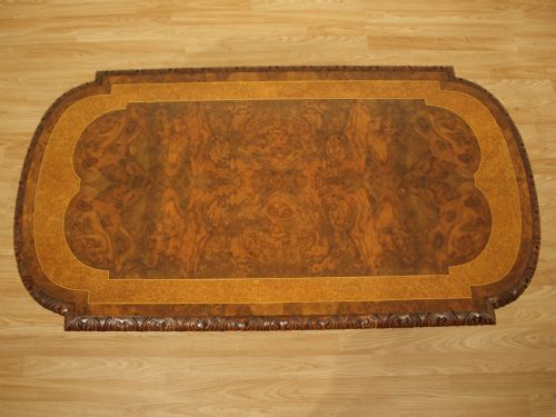 fig 1. A Stunning Burr Walnut Victorian Period Coffee Table (Adapted)
