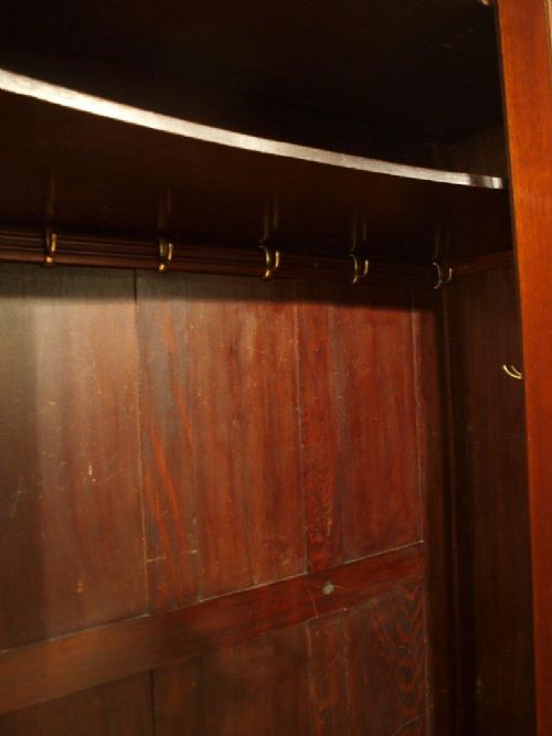 fig 1. A Superb Rare Shapland & Petter Mahogany Hall Robe