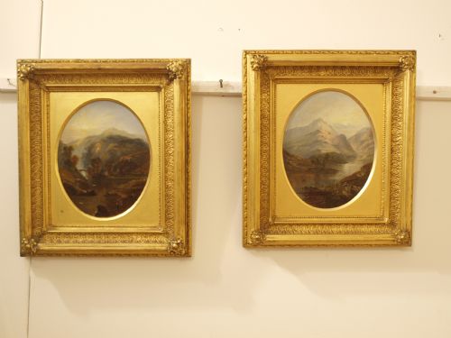 A Beautiful Pair of Oil Paintings by George Salter