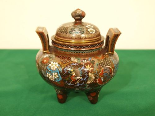 A Beautiful Late 19th Century Japanese Cloisonné Koro