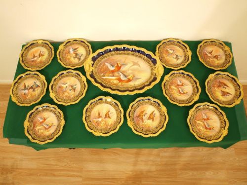 A Superb Limoges Porcelain Cabinet Service
