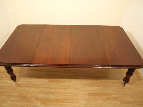 fig 1. A Beautiful Mahogany Mid Victorian Extending Dining Table