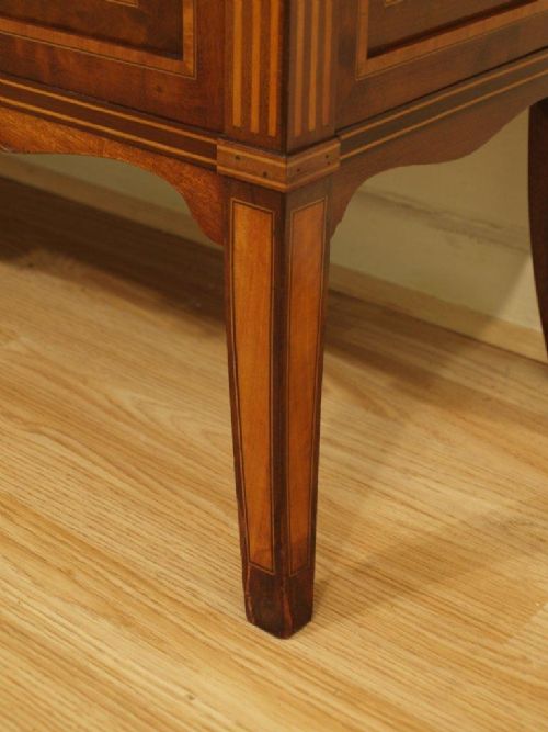 fig 2. A Superb Quality Mahogany Inlaid Display Cabinet By Edwards & Roberts Of London