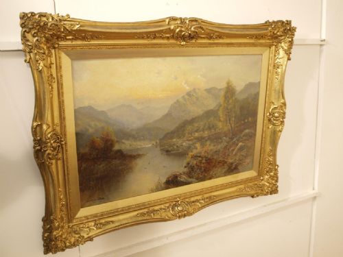 A Beautiful Victorian Oil Painting by Charles Leader