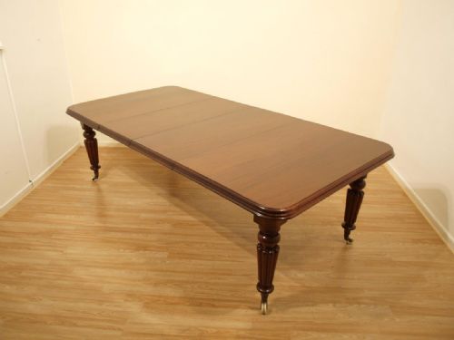 A Mahogany Victorian Period Extending Dining Table
