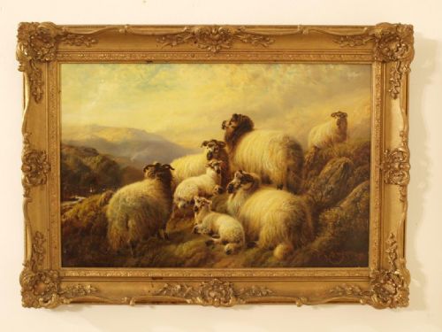 fig 1. A Pair Of Late Victorian Oil Paintings By Robert Watson