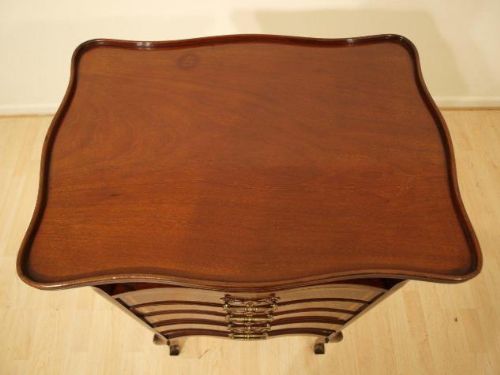 fig 1. A Mahogany Inlaid Edwardian Period Antique Music Cabinet