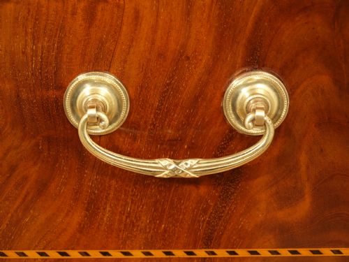 fig 1. A Superb Quality Mahogany Inlaid Edwardian Period Chest Of Drawers By James Shoolbread