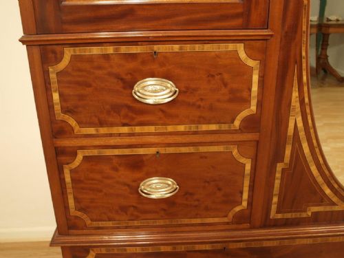 fig 1. A Stunning Mahogany Edwardian Period Antique Wardrobe