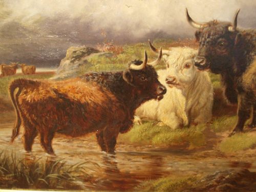 fig 2. A Beautiful Large Robert Watson Oil On Canvas