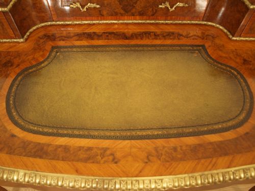 fig 1. A Stunning Quality Burr Walnut Victorian Bonheur De Jour